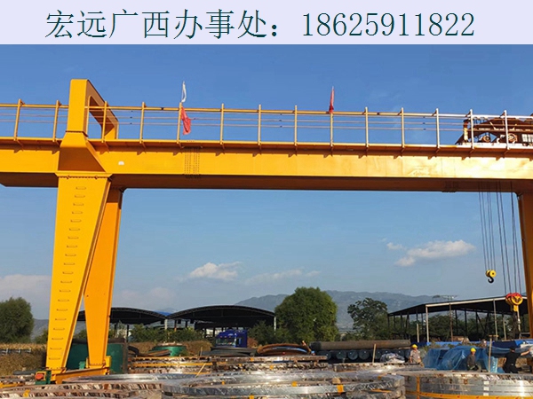 廣西百色龍門吊廠家的龍門吊有效運行