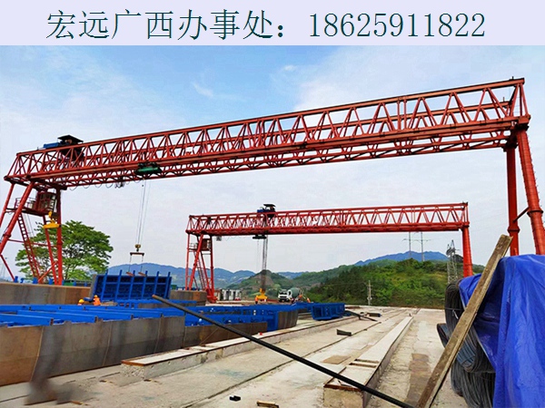 龍門吊的安裝方法的步驟